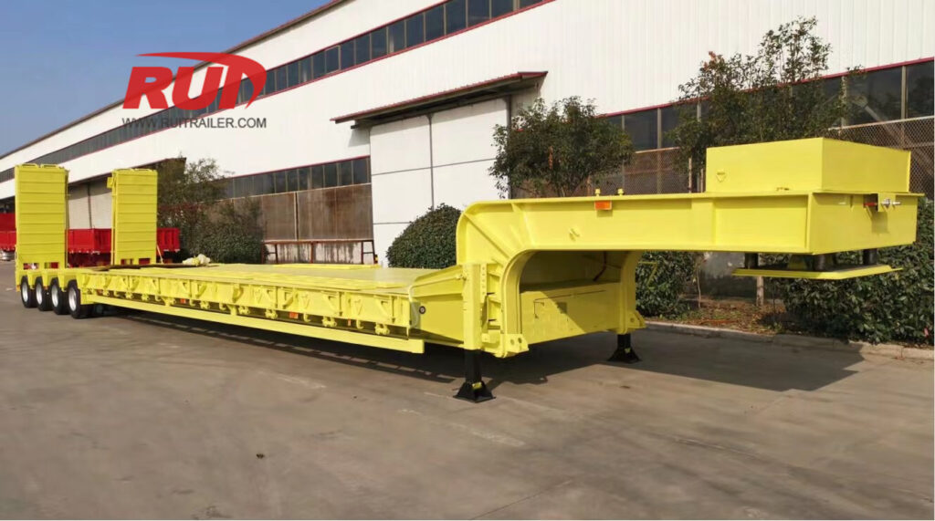 مقطورة نصف منخفضة السقف