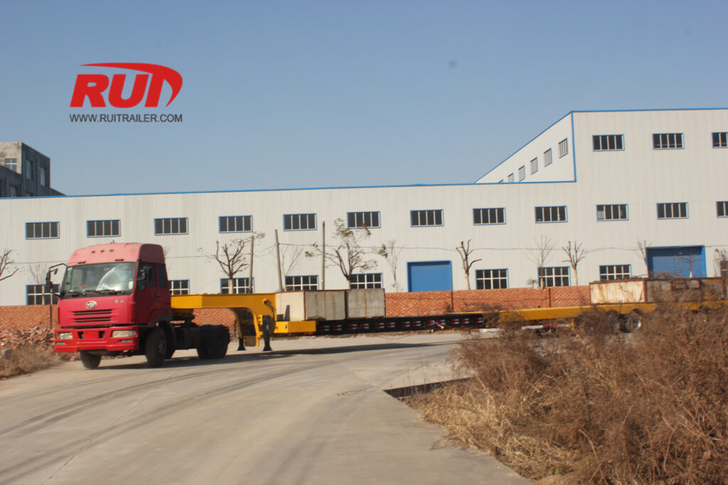 دوران مقطورة الحمولة الثقيلة ذات الشعاع الإشعاعي