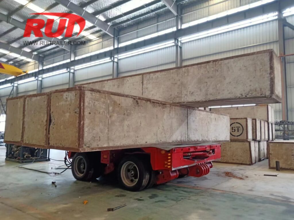 2 line module loading test with 50 ton counter weight