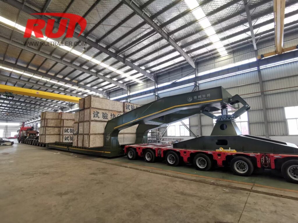 350 ton girder bridge full testing in factory before delivery