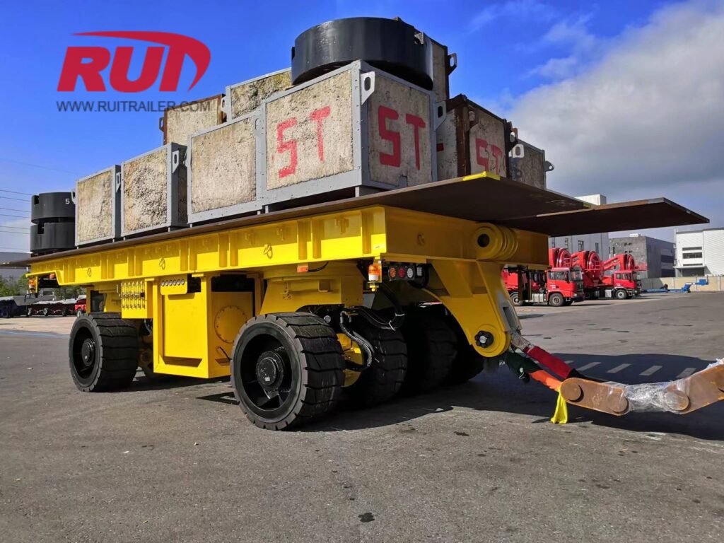 50 ton shipyard transporter loading test for oversea client