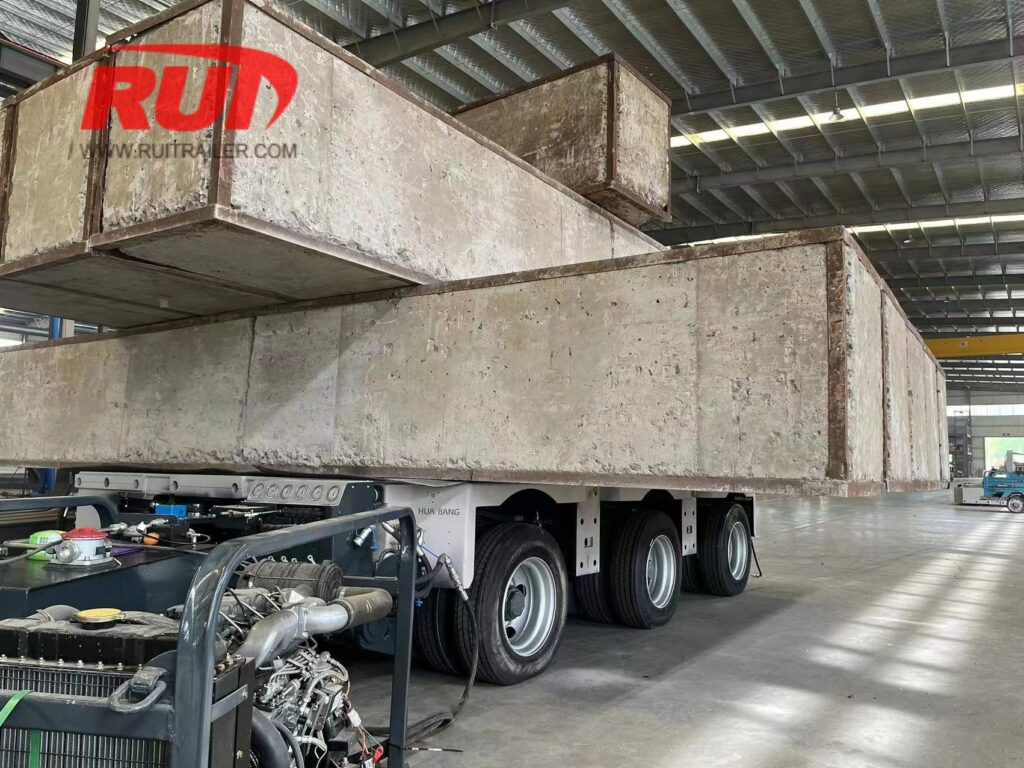 heavy duty modules loading test by single unit
