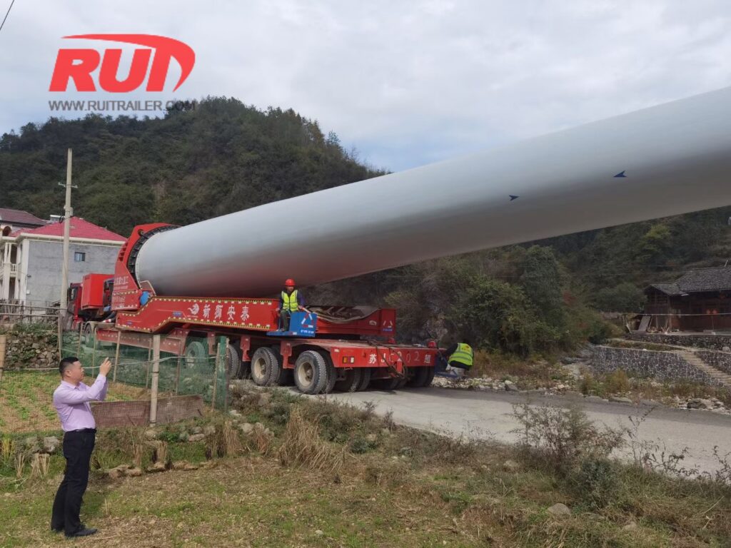 Tighter Turning Radiuses move by rotor blade adaptor