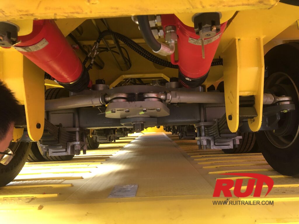 command active positively steered axles