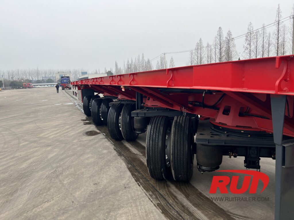 wind blade trailer steering axle