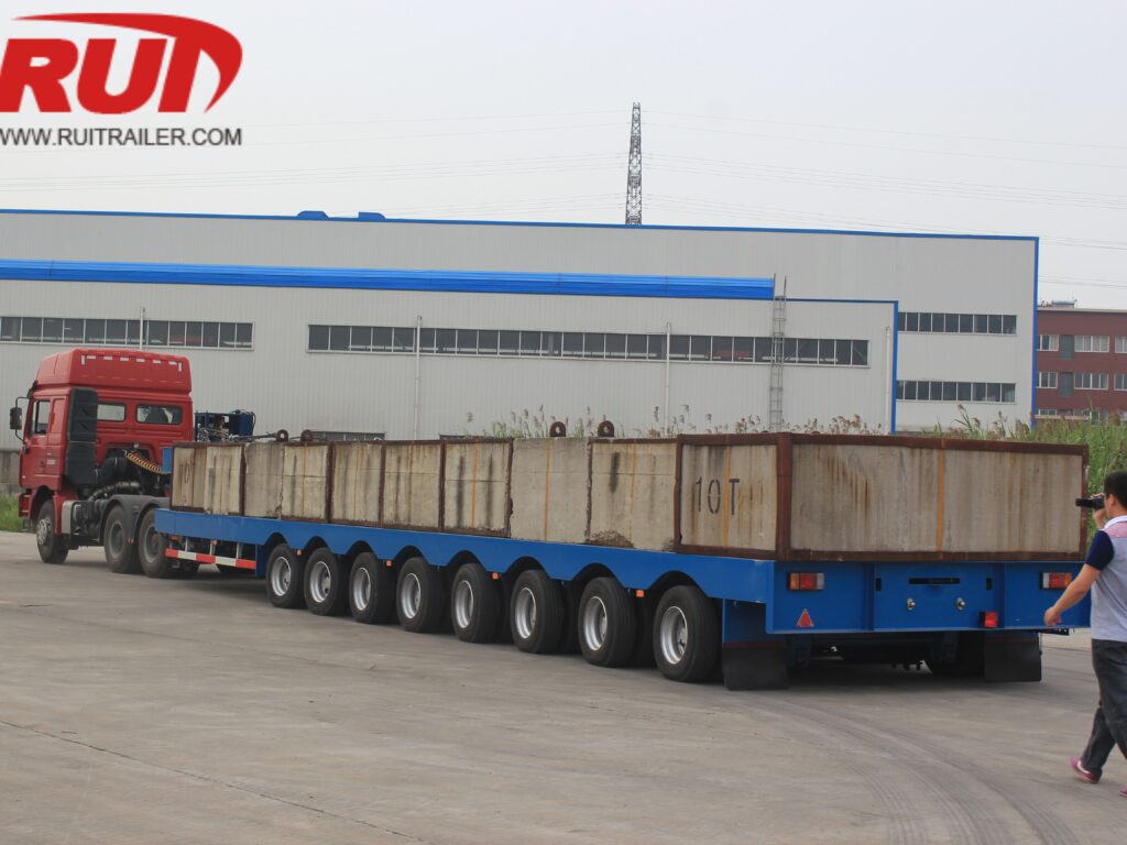 extendable lowbed trailers