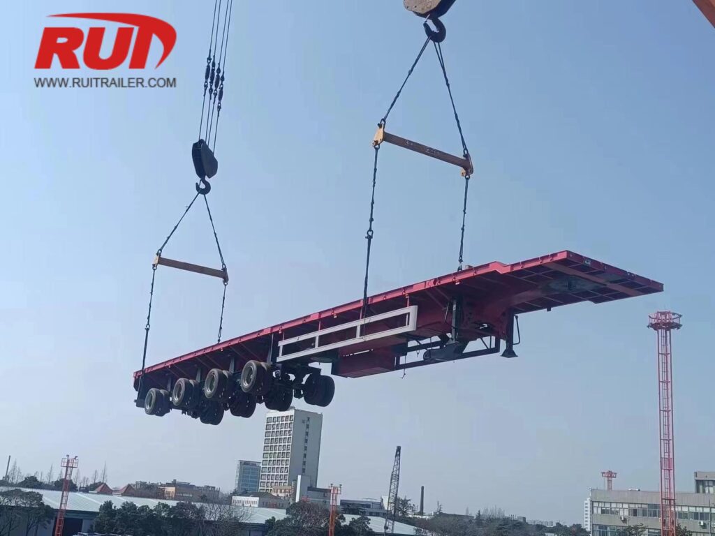 extendable trailer global shipping by break bulk vessel