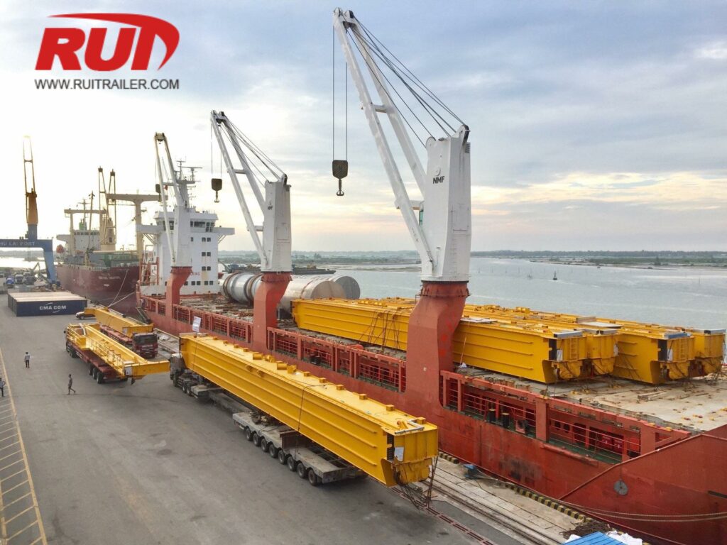 extendable trailer support concentrated loads