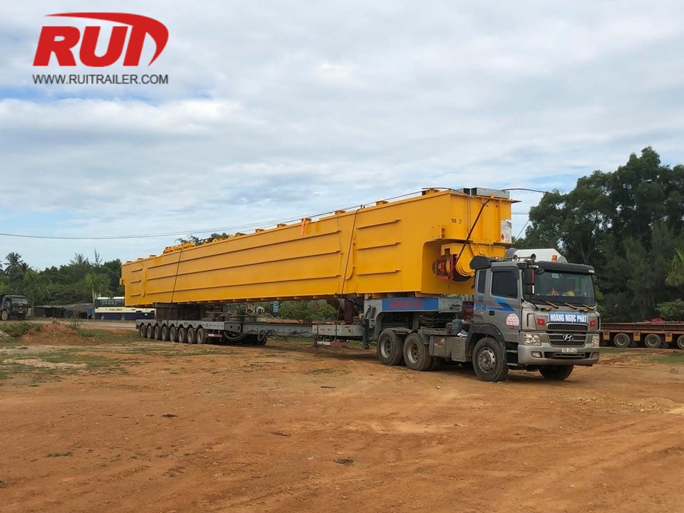 heavy haul extendable trailer